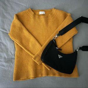 Wilfred Free Isabelli Marigold Merino Wool Sweater